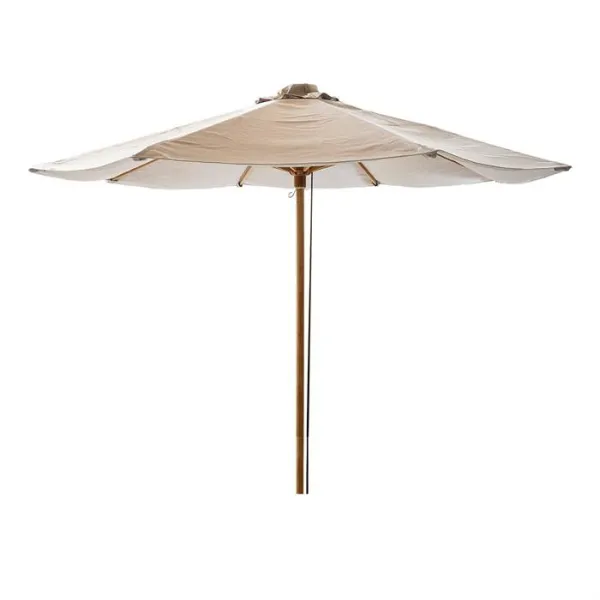 Cane-Line Classic parasol med snoretræk - Ø: 240 cm